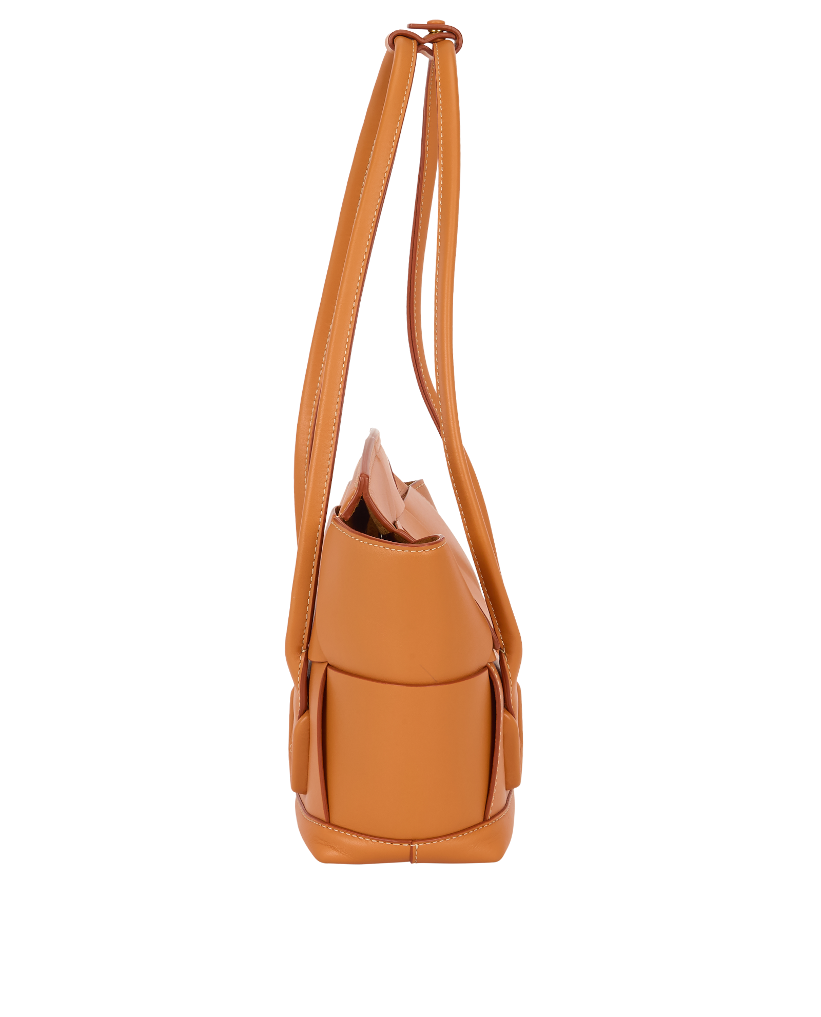 Mini Arco Tote, &pound;650, Handbags, Tan, Leather, Side view